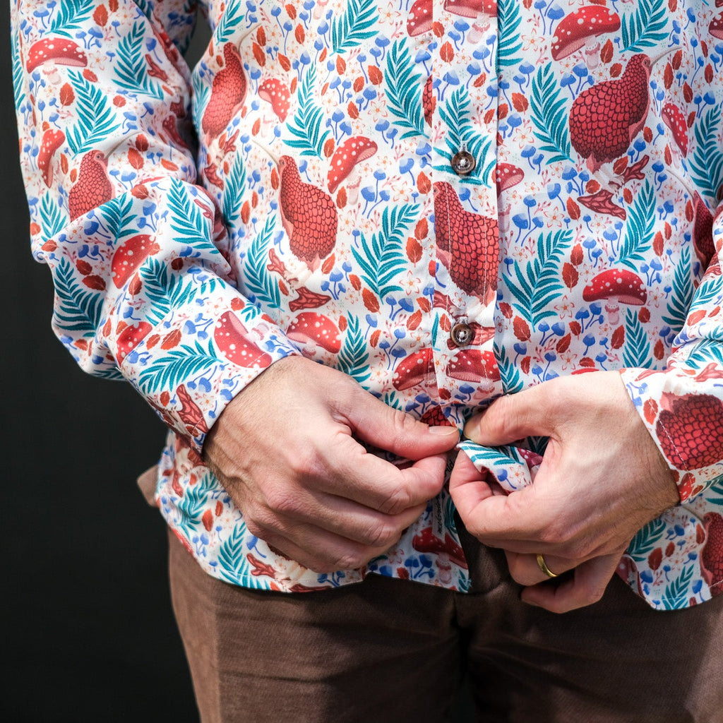 kiwi shirt pattern tencel