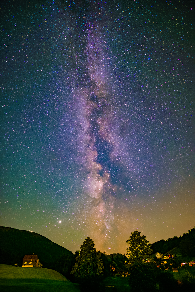 MILKYWAY IN APPENZELL poster