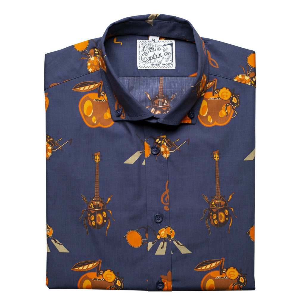 beatles dress shirts The Rain Paisley Shirt